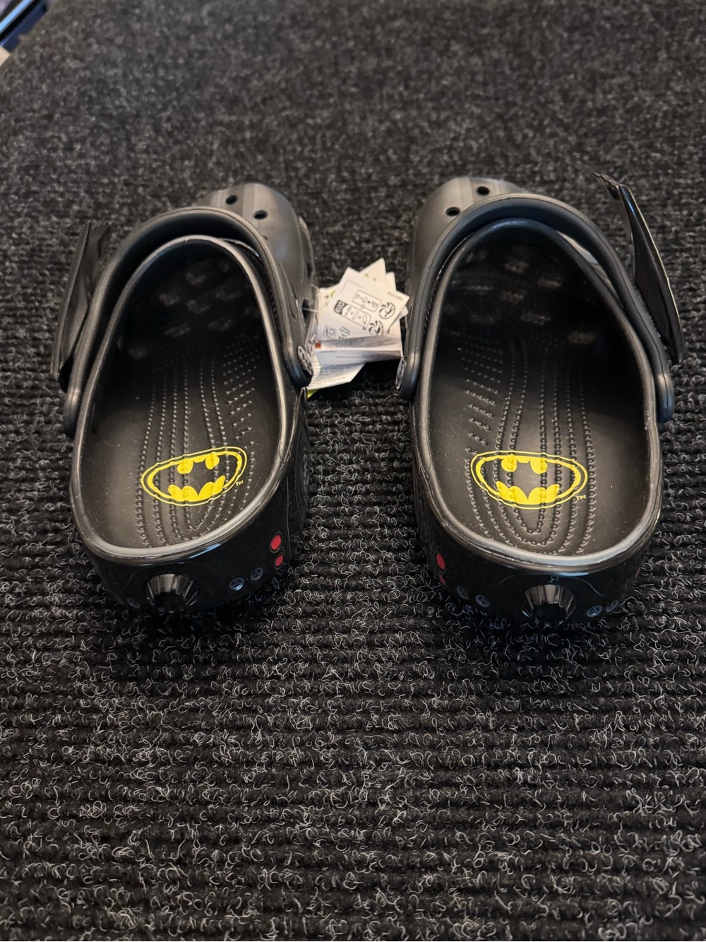 Black Crocs Batman x Classic Clog 'Batmobile' 210219 001 Size M-10/W-12 New - Picture 6 of 10